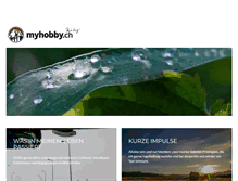 Tablet Screenshot of myhobby.ch